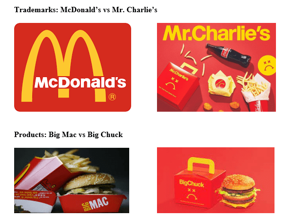 McDonald's v. Mr Charlie's 